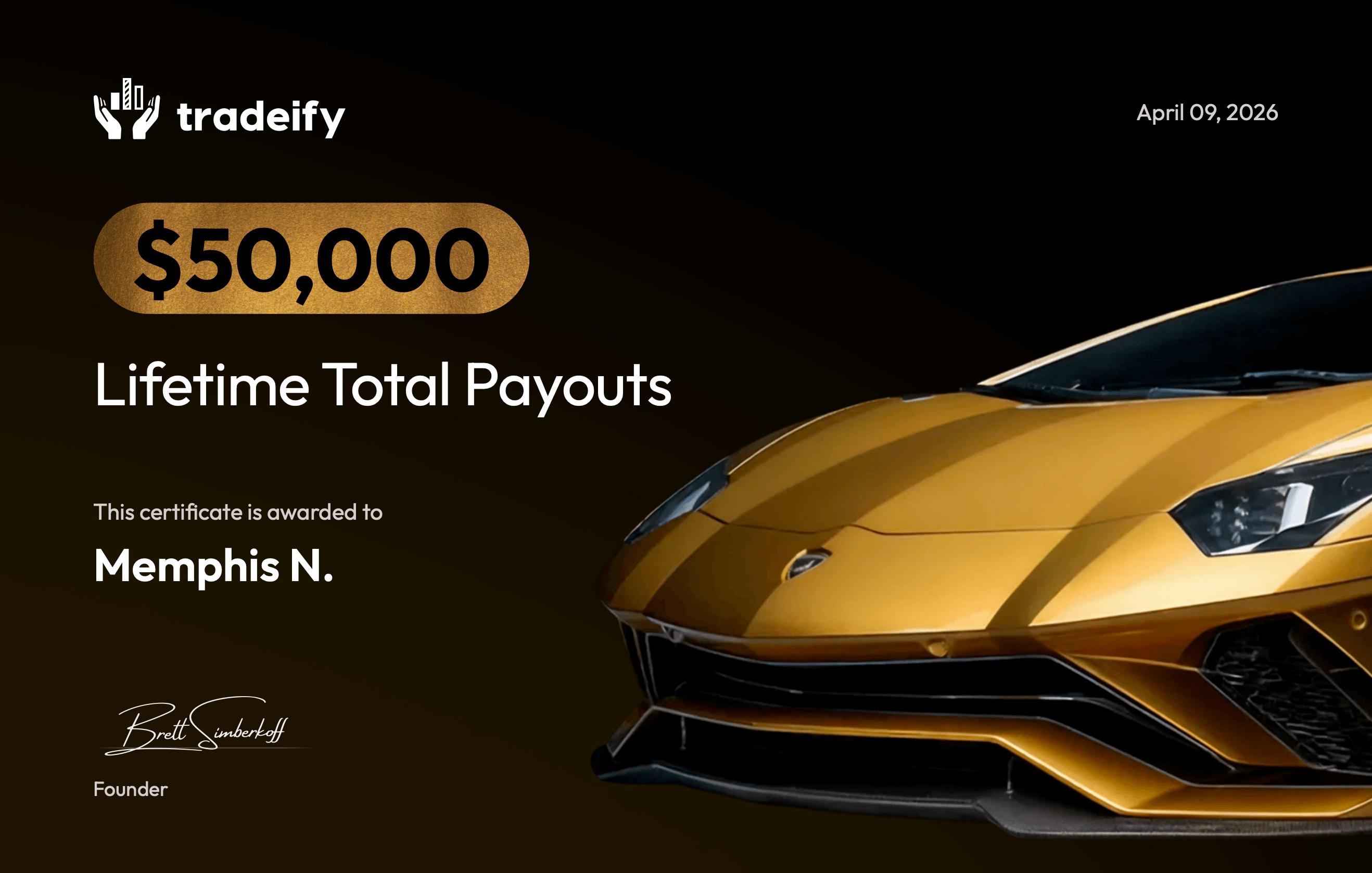 $50,000 payout