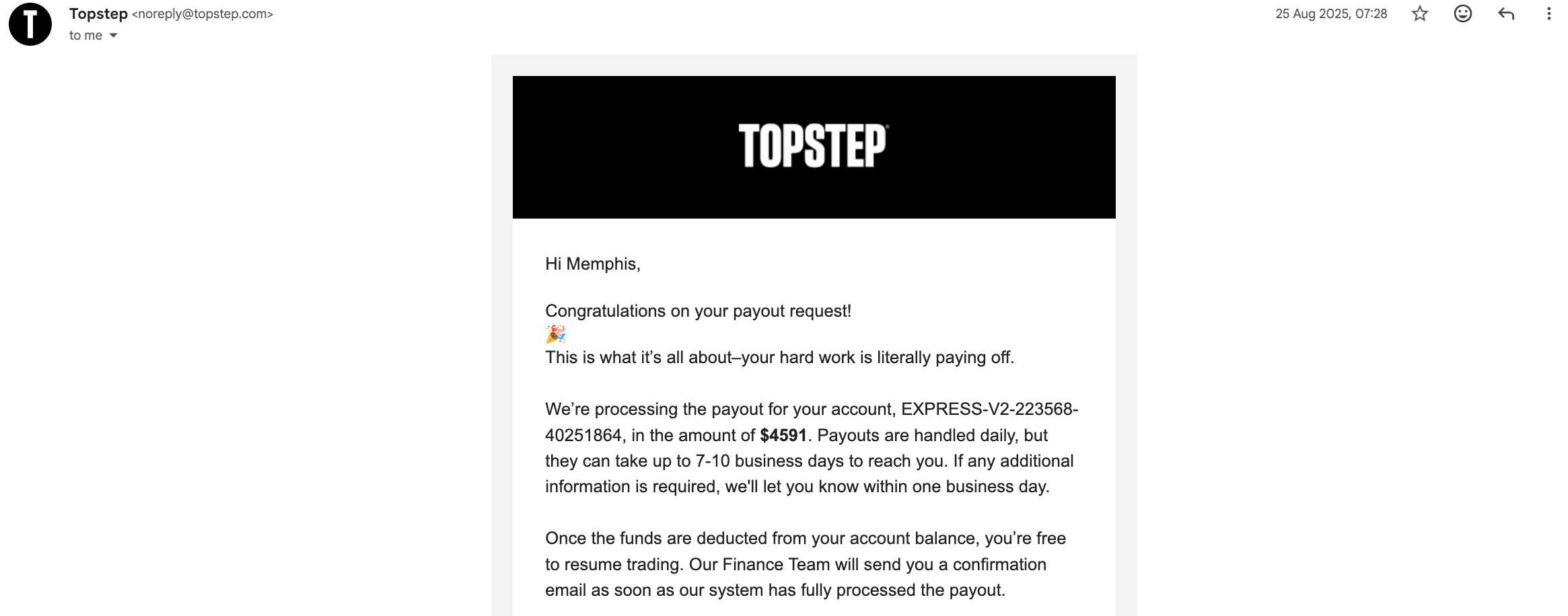 $4,591 payout